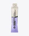 Matte Stick Sachet Mockup - Front View