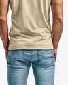 Man in a Polo Shirt and Jeans Mockup