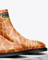 Pair of Chelsea Boots with Shoe Box Mockup