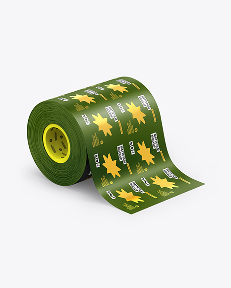 Matte Film Roll Mockup