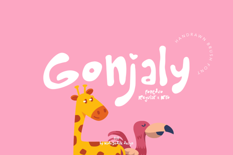 Gonjaly Hand Drawn Font