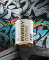 12oz Aluminium Can with Matte Finish on the Block Mockup