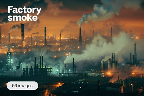 Factory Smoke - Stock Photos