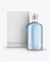 Gin Bottle with Box Mockup