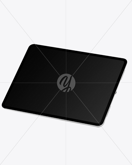 iPad Pro Mockup – Landscape Front View