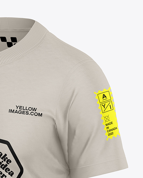 Kids T-Shirt Mockup - Half Side View