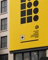 Vertical Billboard on Building Mockup