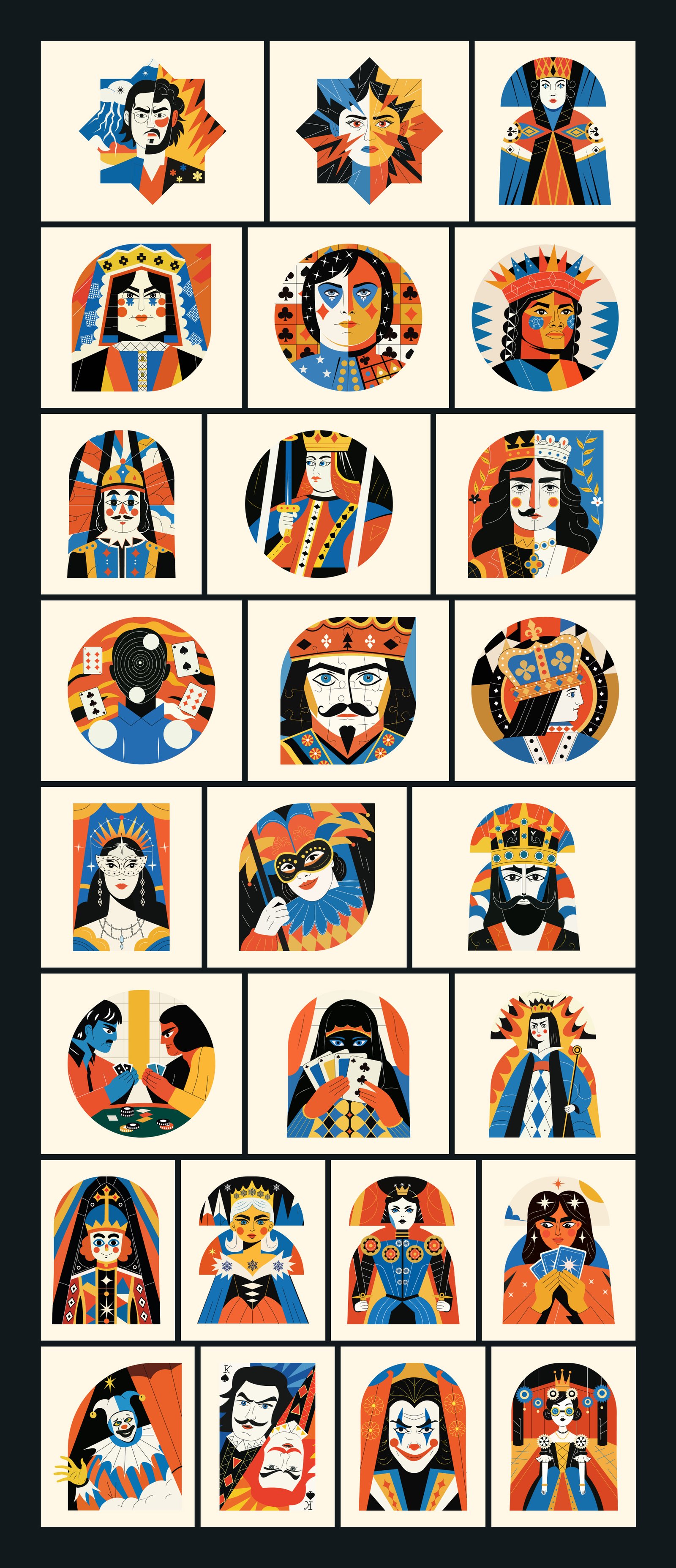 Poker Illustration Art Set