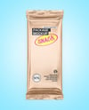 Glossy Metallic Snack Package Mockup
