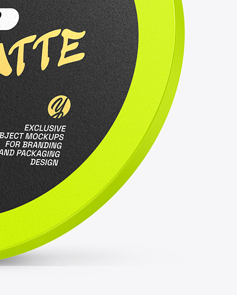 Plastic Beverage Coaster Mockup