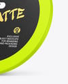 Plastic Beverage Coaster Mockup
