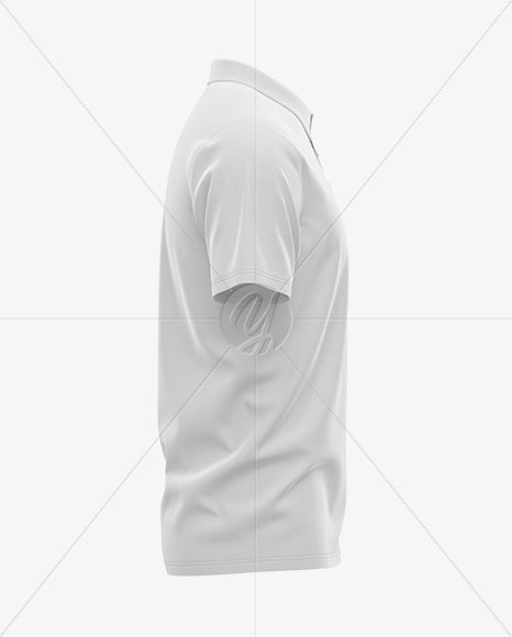 Men's Casual Polo Shirt Mockup