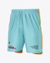 Soccer Shorts Mockup - Half Side View