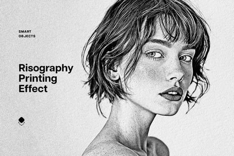 Risography Print Photo Effect - Add-Ons