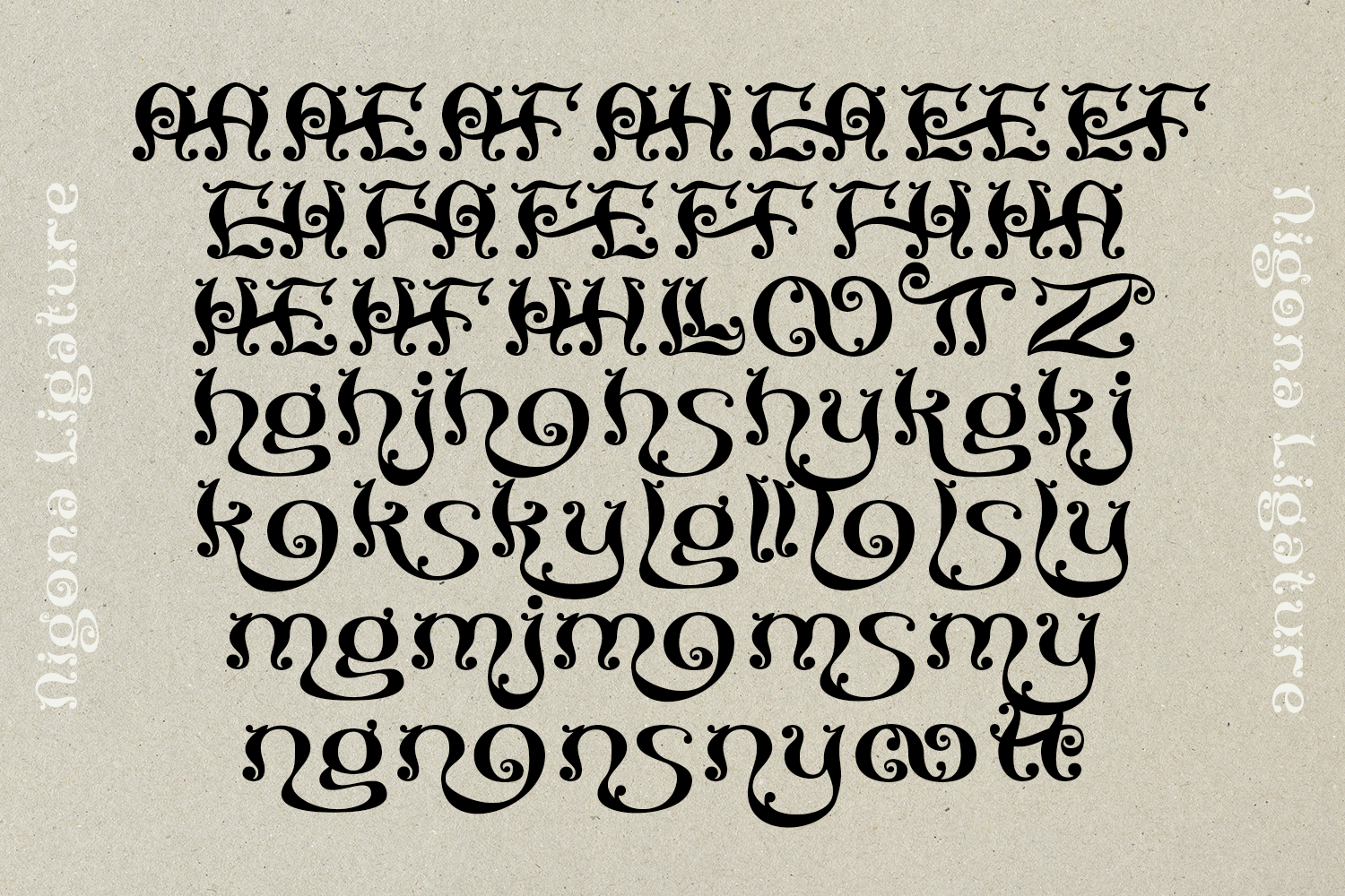 Nigona Display Font