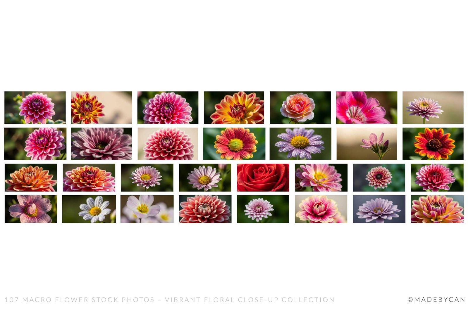 107 Macro Flower Stock Photos – Vibrant Floral Close-Up Collection