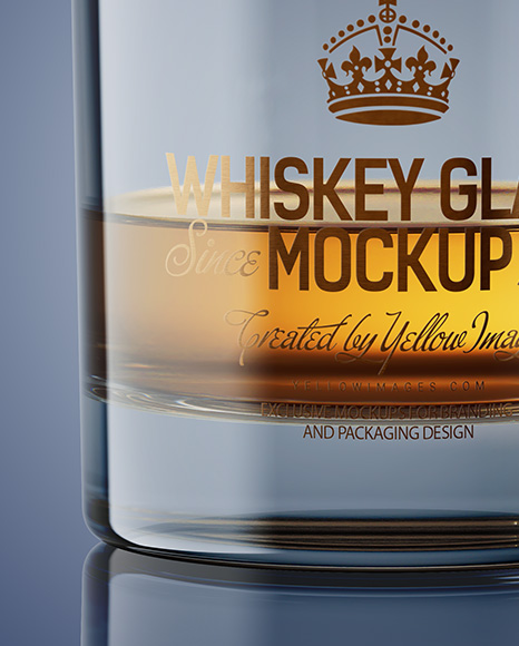 Bullet Whiskey Glass Mockup
