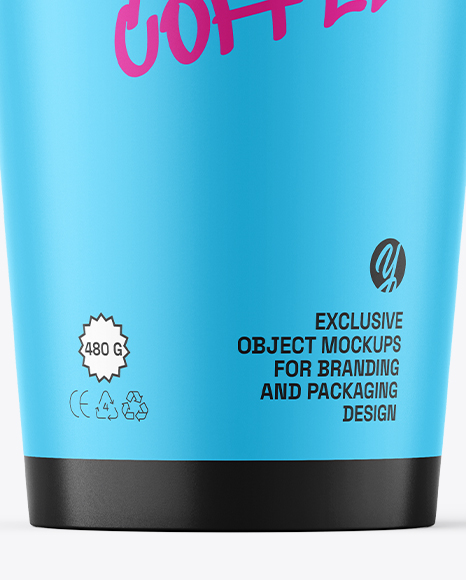 Coffee Cup Mockup – Front View