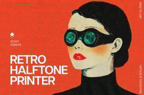 Old Halftone Printer Effect - Add-Ons