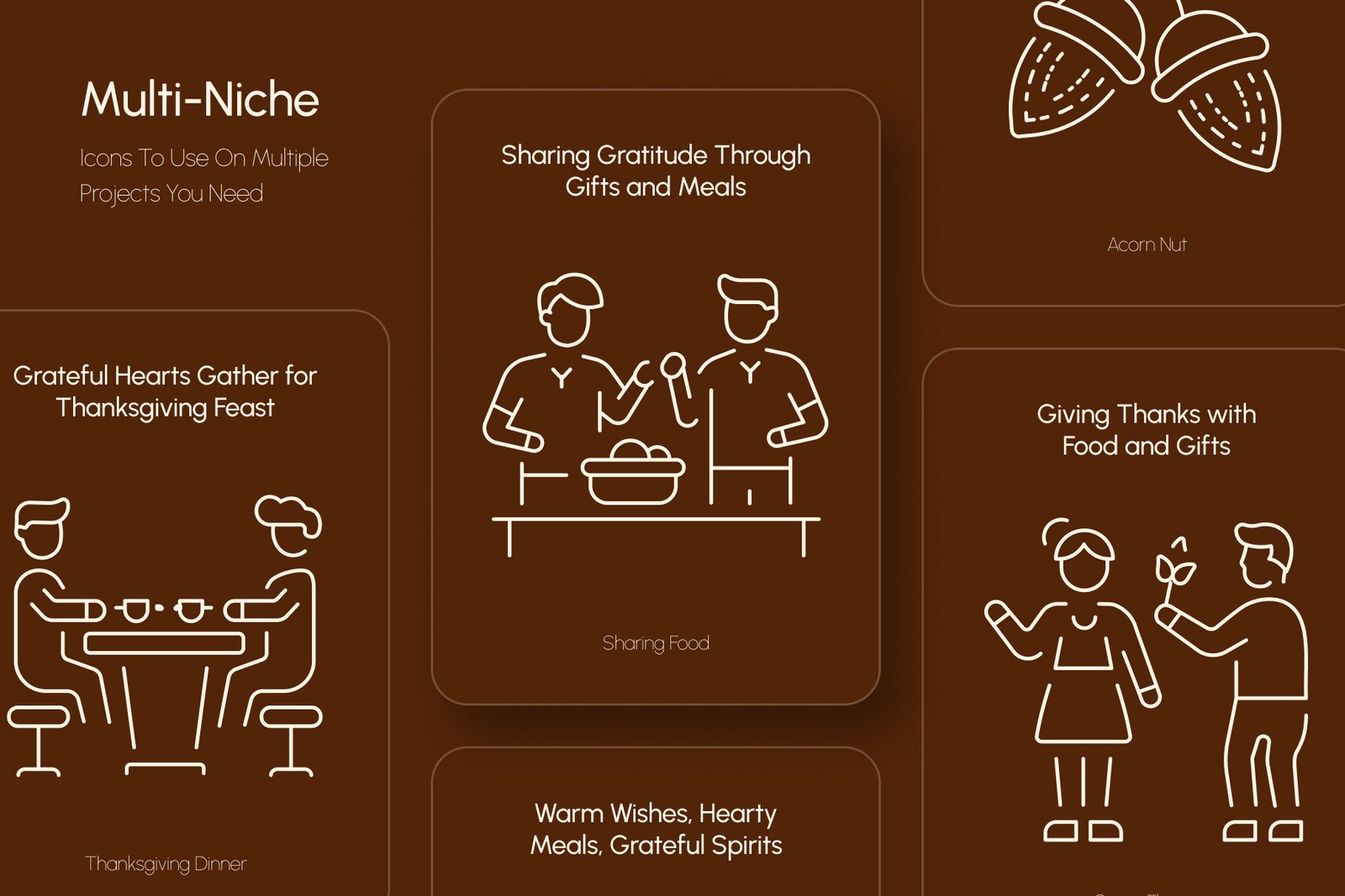 Thanksgiving Icons Collection