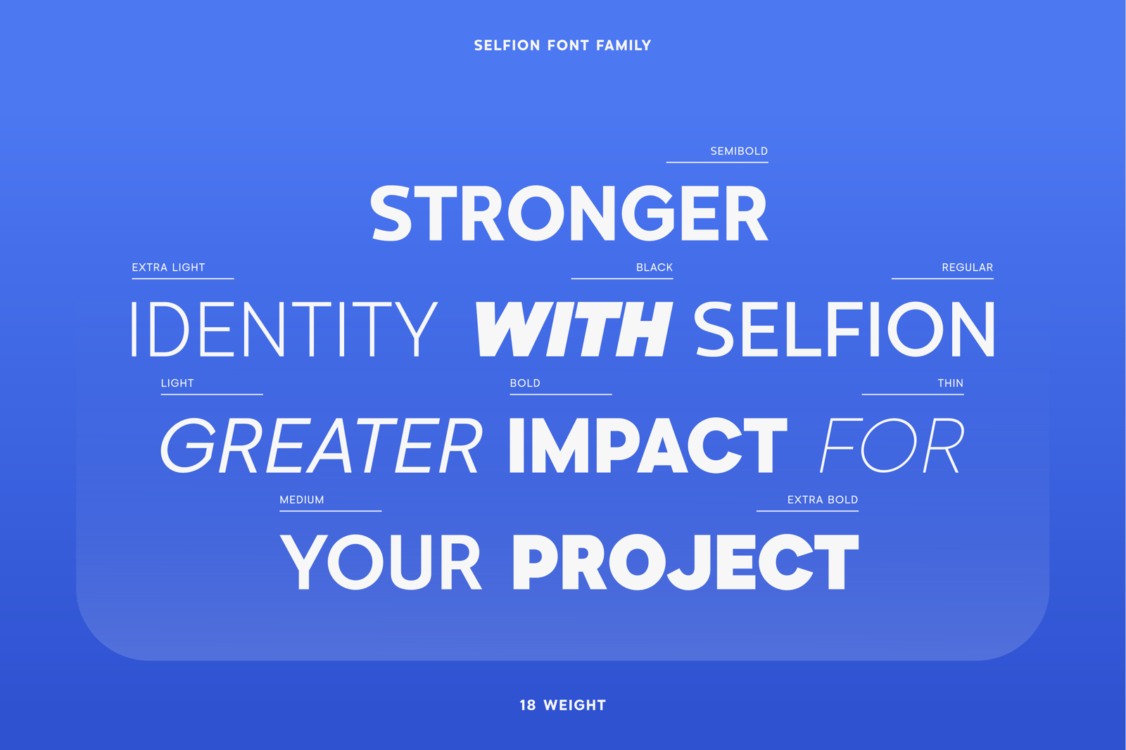 Selfion - A Modern Sans Serif Font