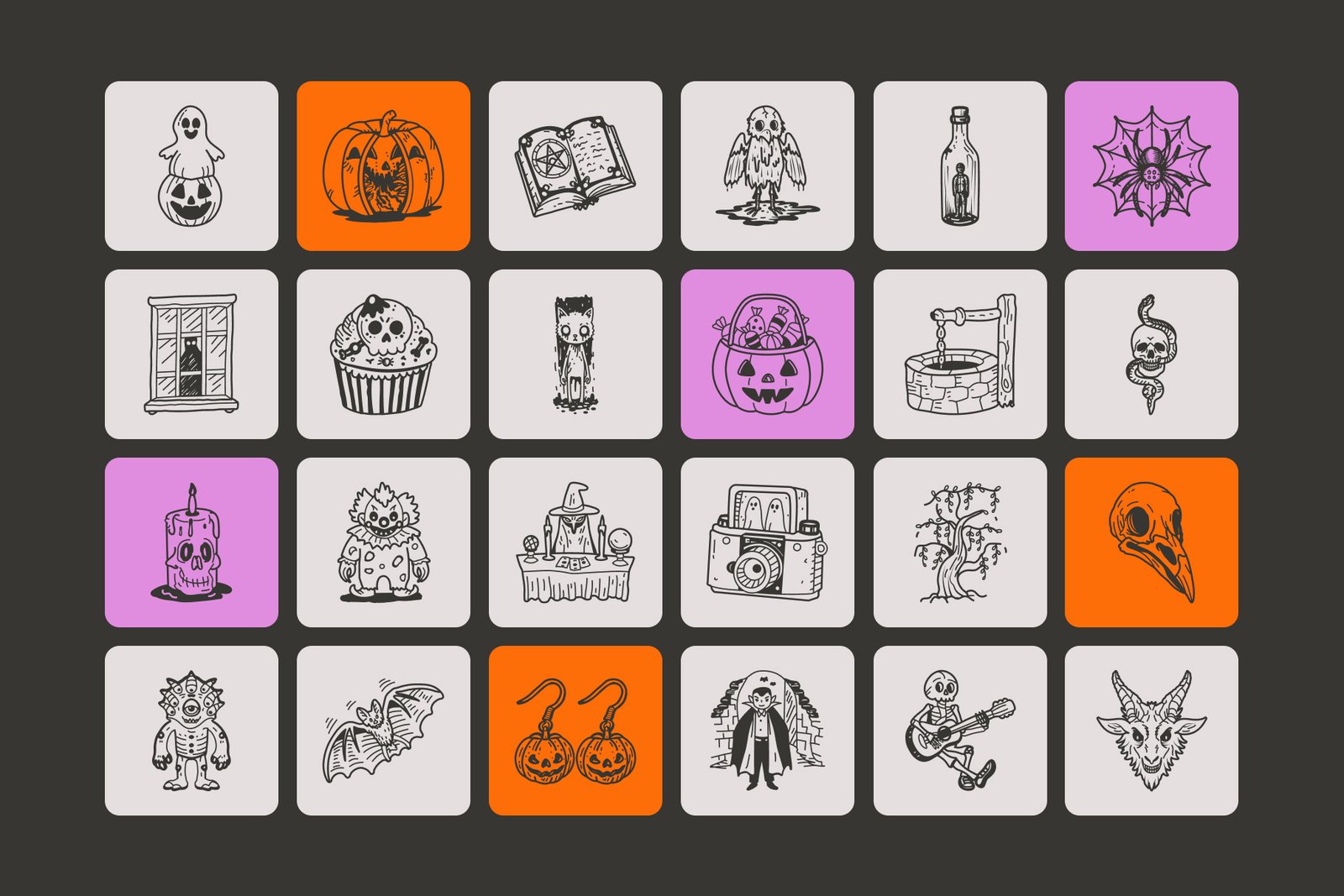 Creepy and Spooky Doodles