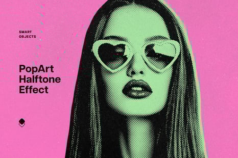 Pop Art Halftone Photo Effect - Add-Ons