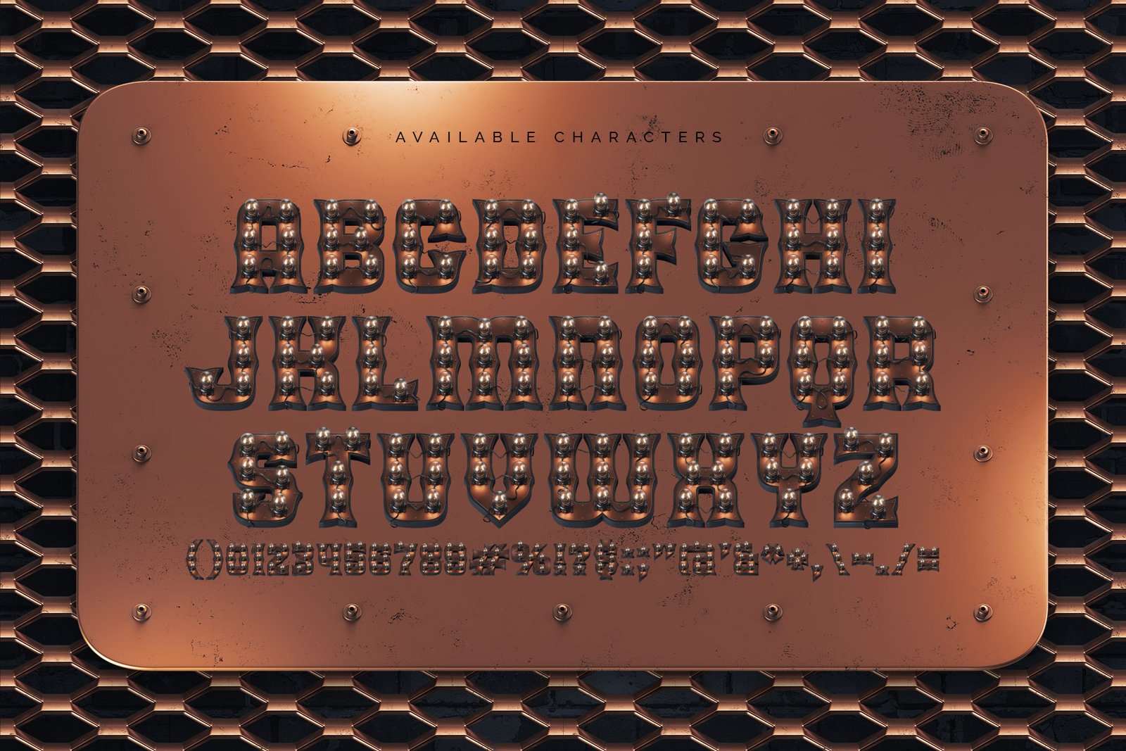 Ambient Loft - Color Bitmap Font