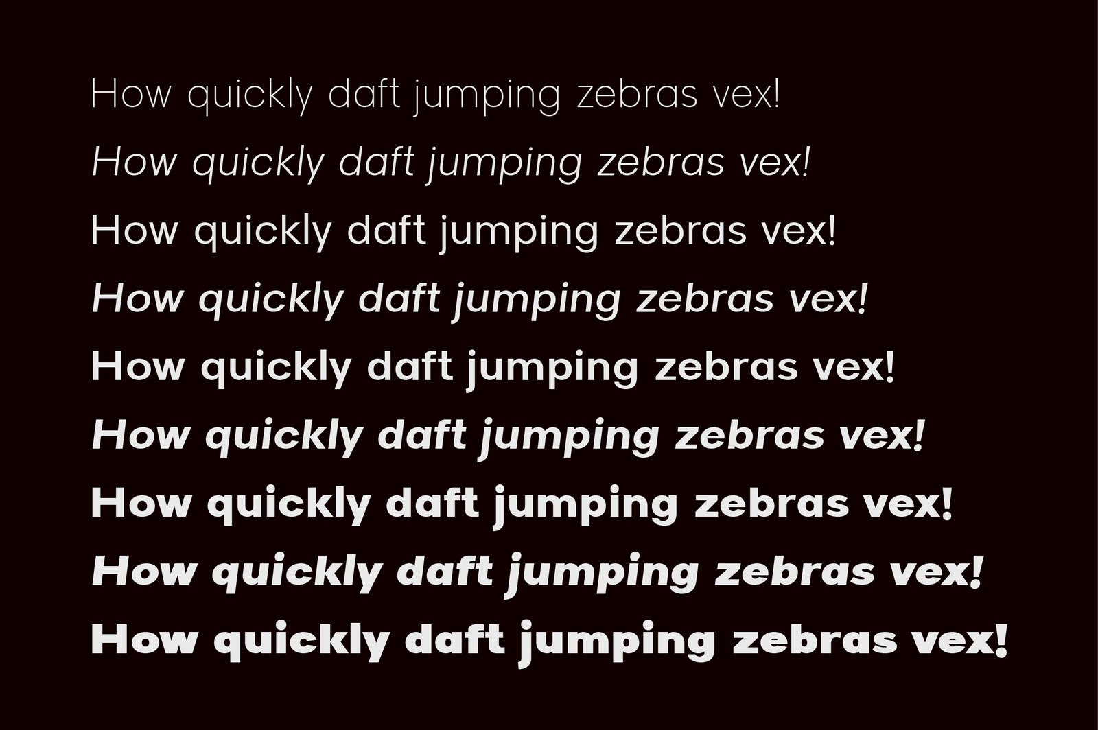 Raela a Geometric Sans Serif Family
