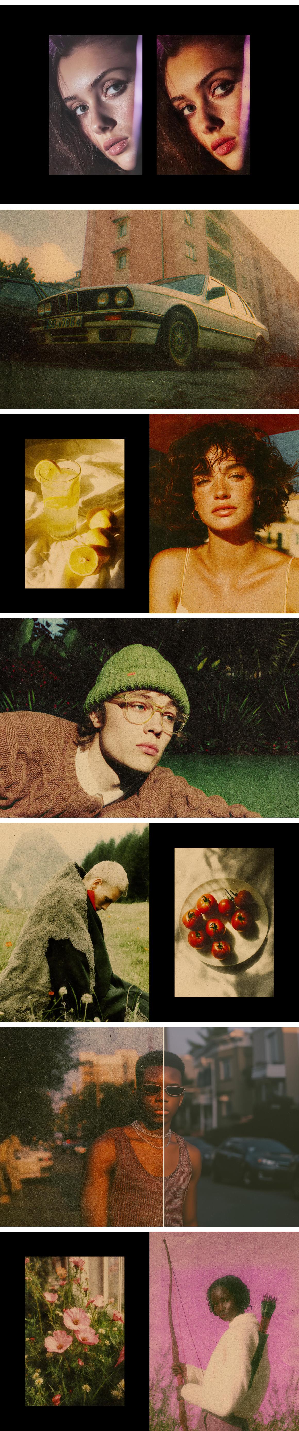 Vintage Printed Vibe Effect