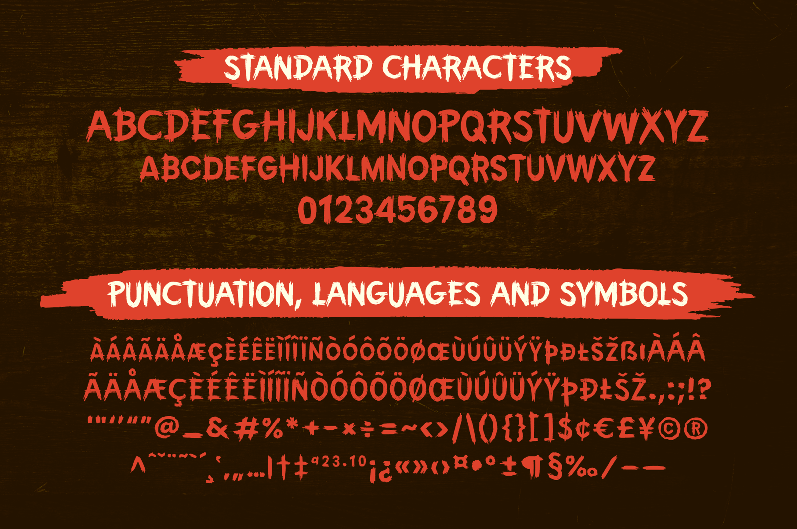 Grim Prairie: A Hand-Drawn Western Horror Brush Font