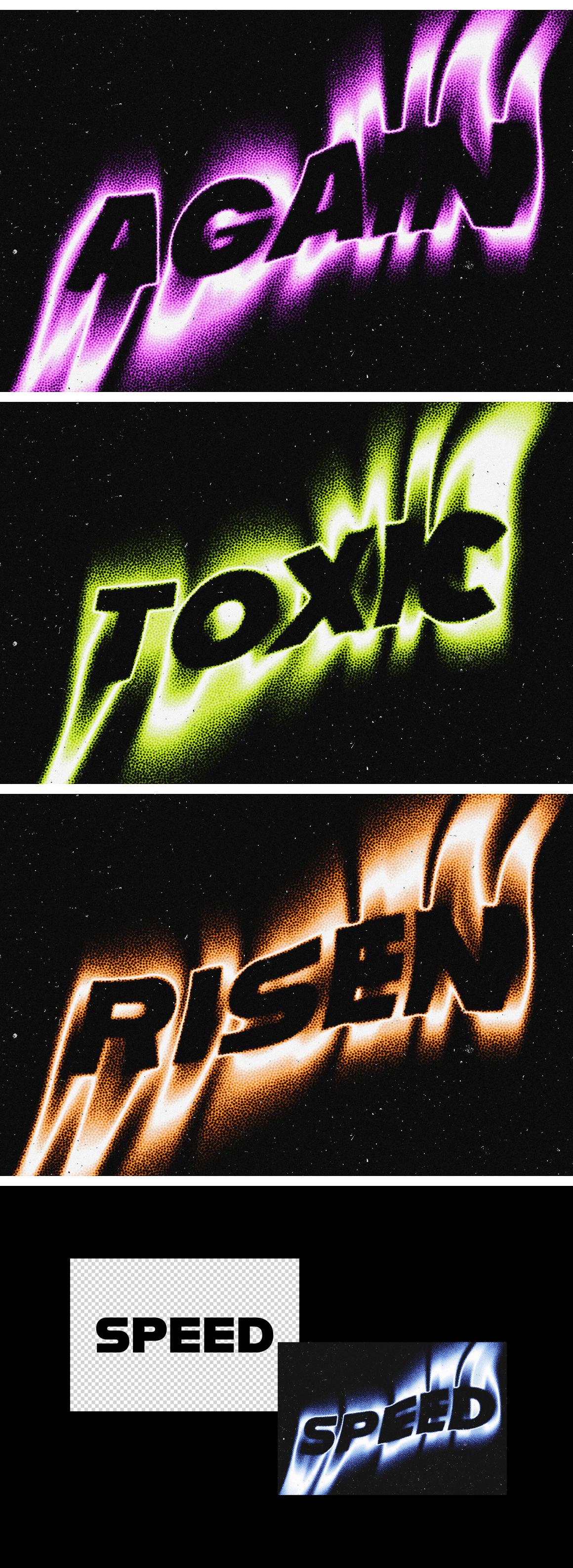 Liquid Speed Distortion Text Effect