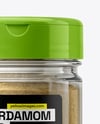 Plastic Jar with Ground Cardamom Mockup