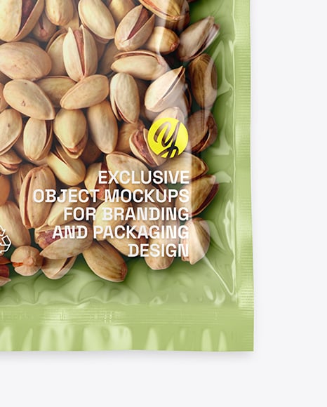 Package with Pistachios Mockup