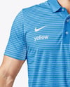 Man Wearing Golf Shirt and Chinos Mockup