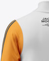 Long Sleeve Training Jacket Mockup - Back View