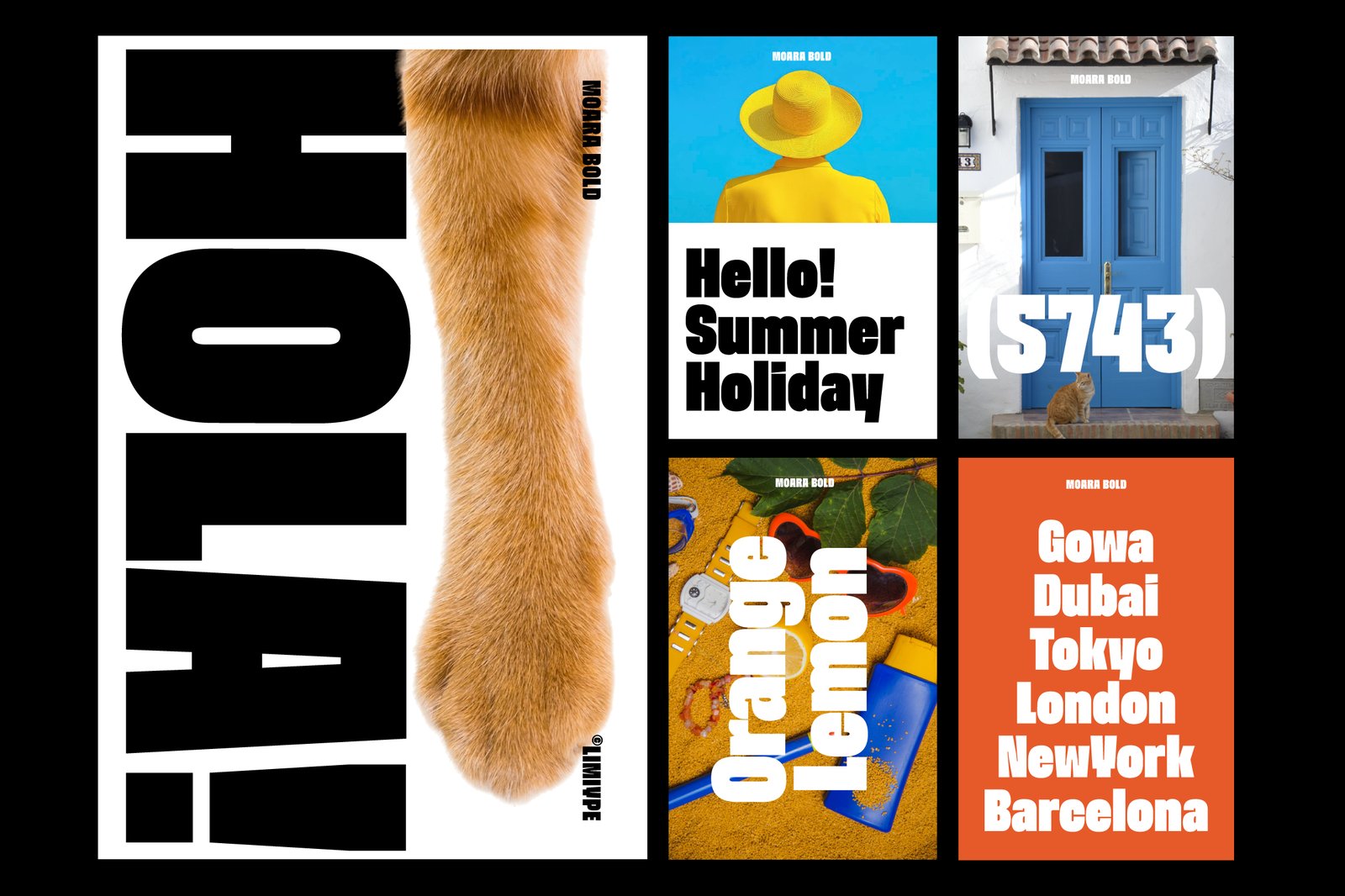 Moara - Bold Condensed Font
