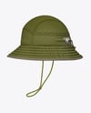 Twill Bucket Hat Mockup - Side View