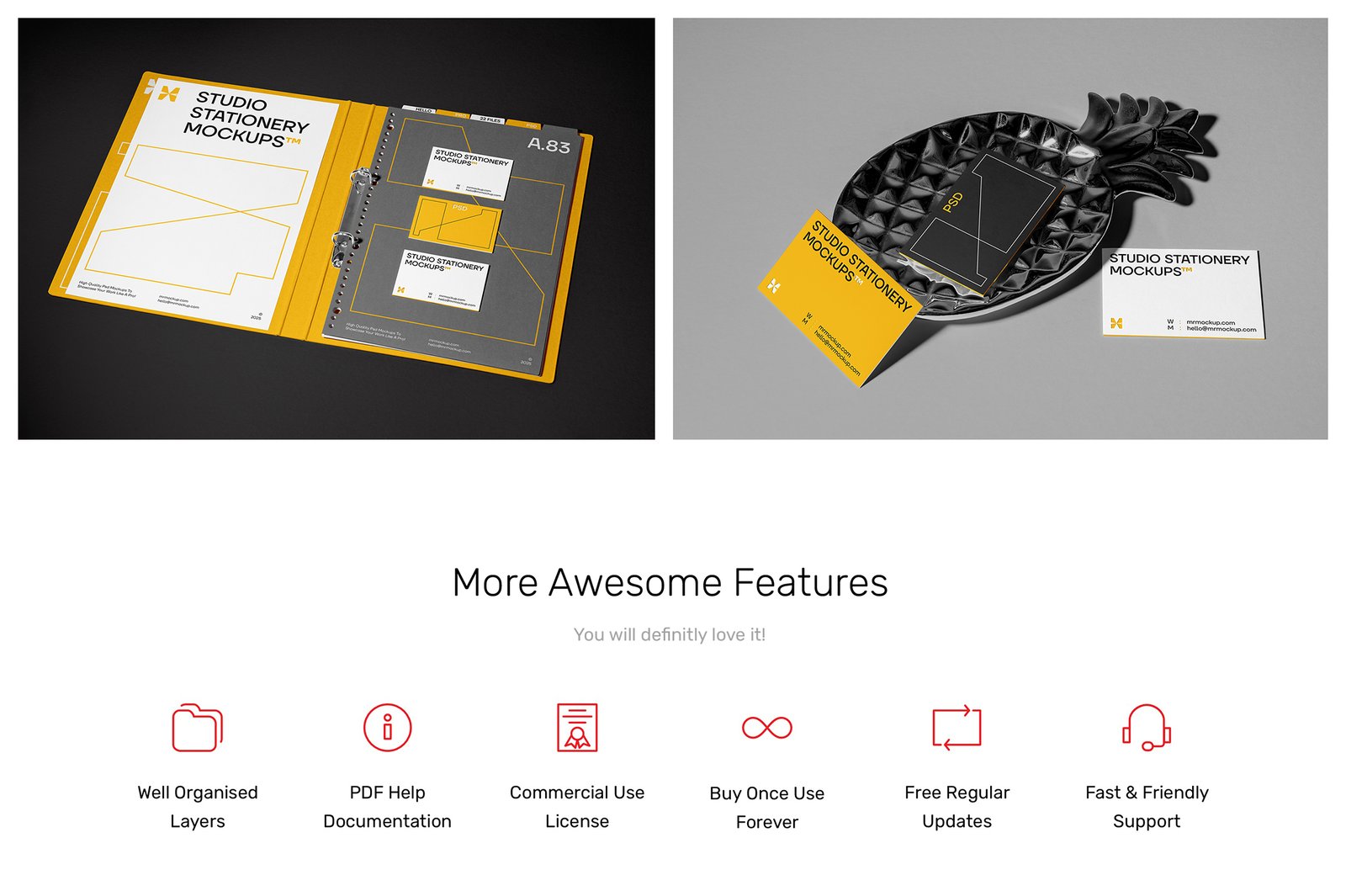 Studio Stationery Mockups