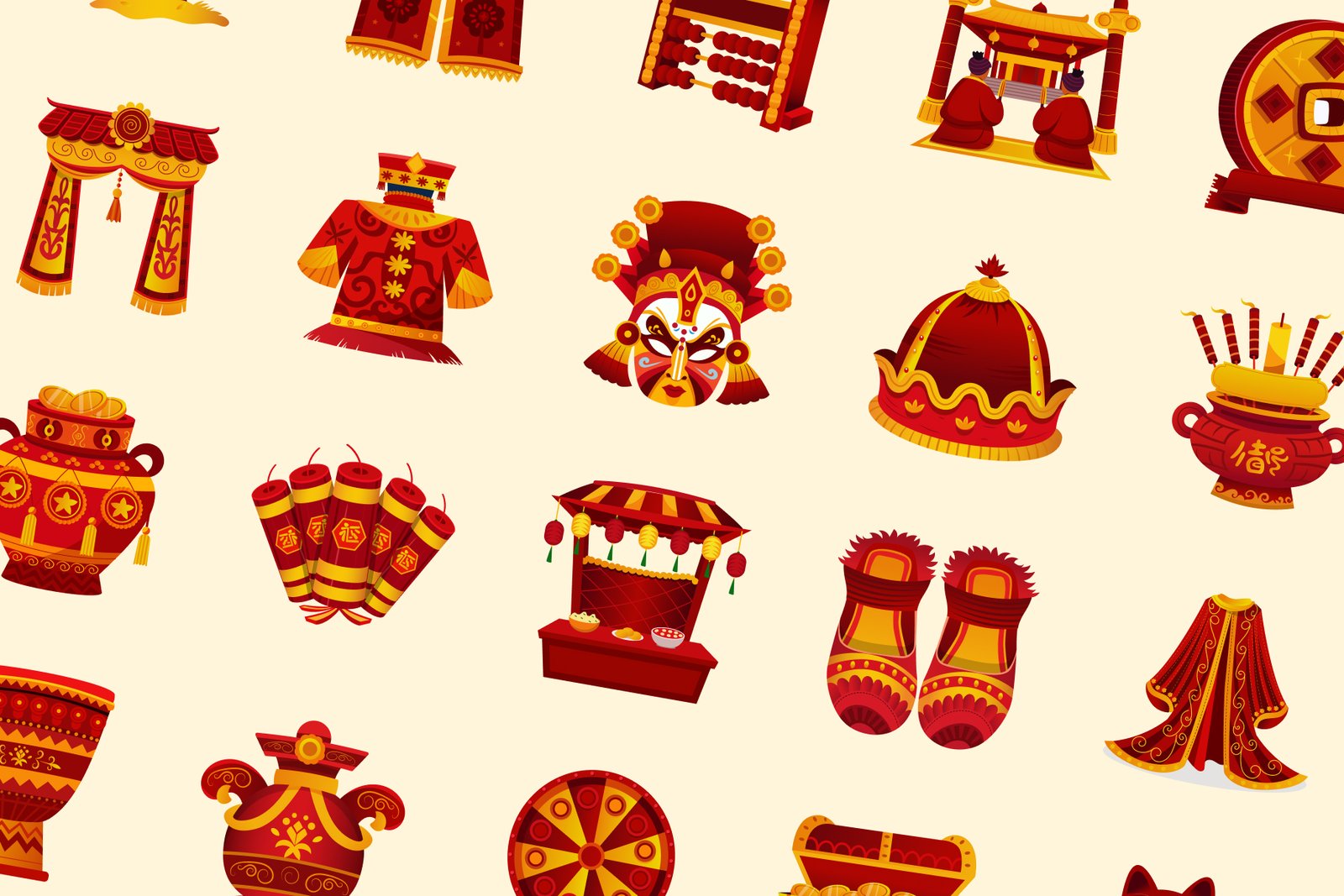 Chinese New Year Illustrations