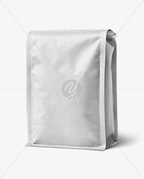 Kraft Paper Coffee Bag Mockup