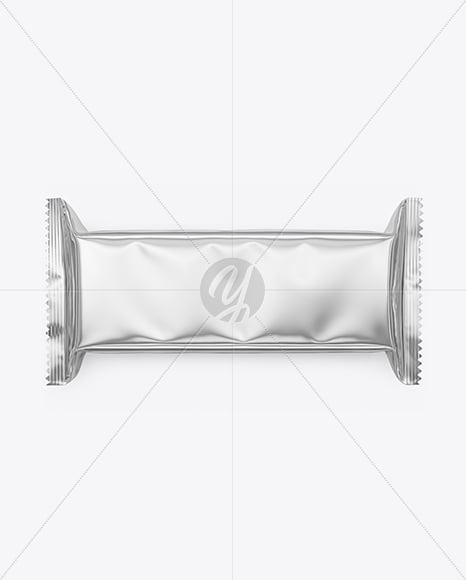 Metallic Snack Package Mockup