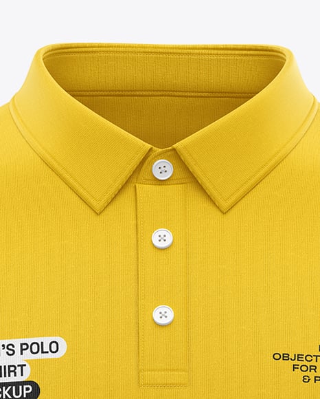 Men's Casual Polo Shirt Mockup