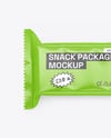 Glossy Snack Package Mockup