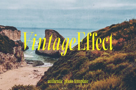 Authentic Vintage Photo Effect - Retro overlay