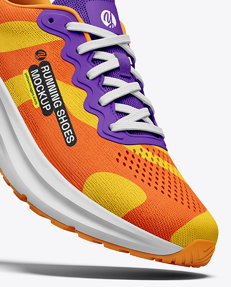 Floating Running Shoe Mockup