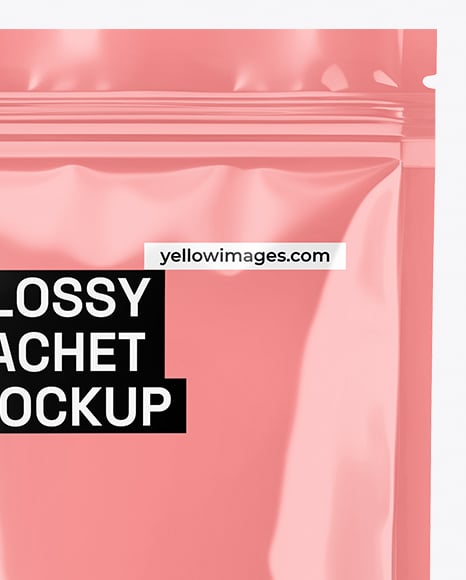 Sachet with Zip Lock Mockup
