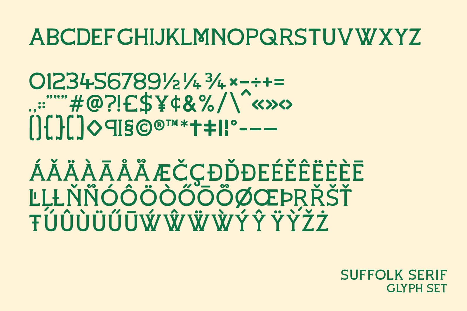 Suffolk Font Family