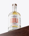 Golden Tequila Bottle Mockup