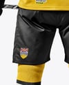 Man Wearing Full Ice Hockey Kit Mockup